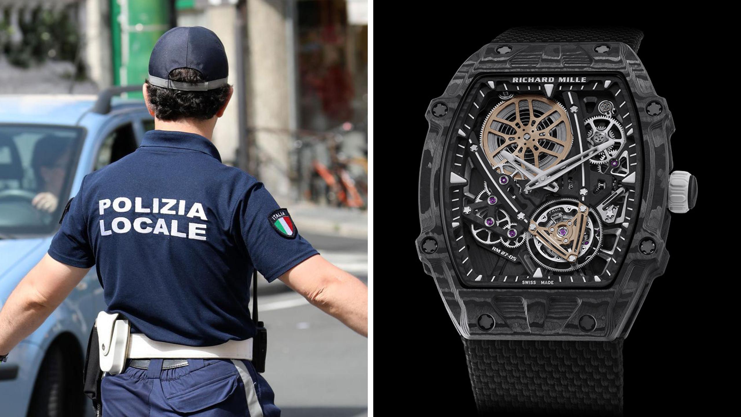 strappano a un turista un orologio da 250mila euro e fuggono con la tecnica della staffetta un arresto a milano