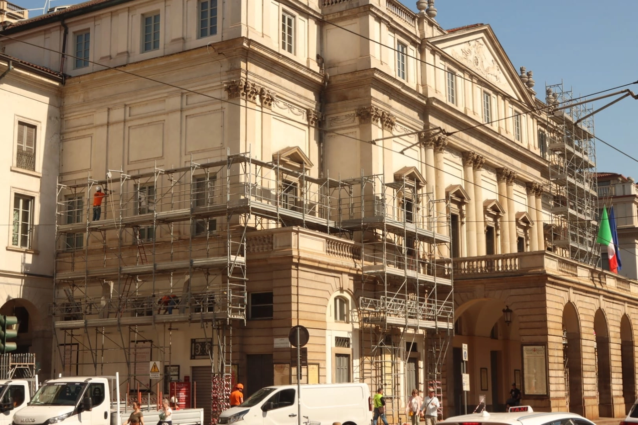 Un'altra inquadratura delle opere di cantierizzazione (Salmoirago)