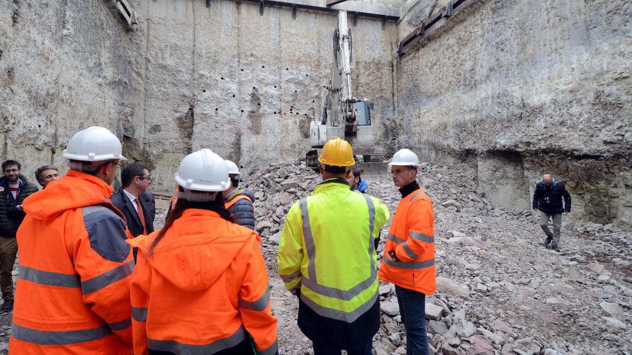 Il cantiere per la nuova Lecco-Bergamo