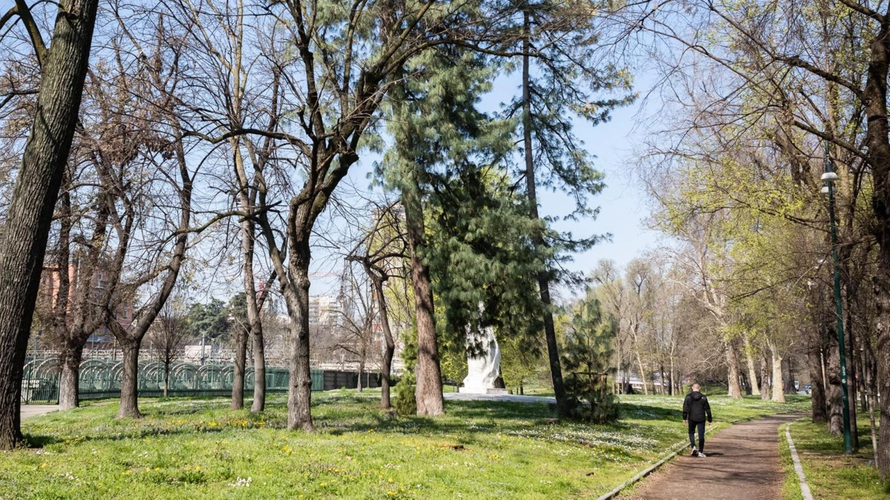 Una lunga striscia di verde tra la Triennale e la ferrovia. Fuori dal parco Sempione ma sua naturale continuazione...