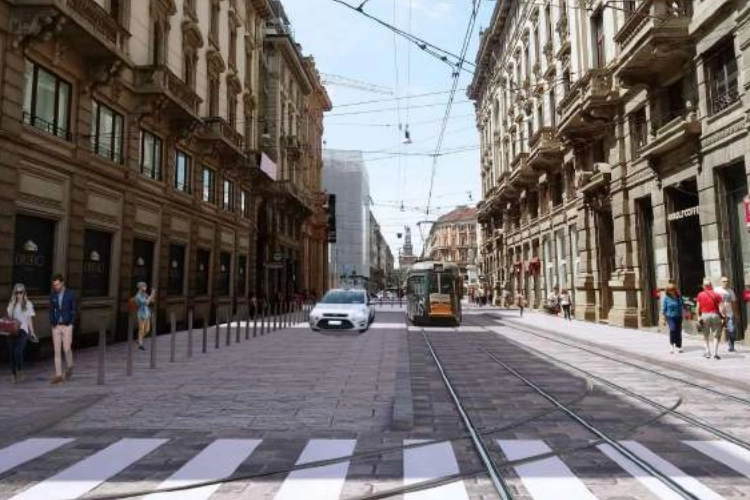 Il progetto di via Orefici nell'ambito del restyling di piazza Cordusio