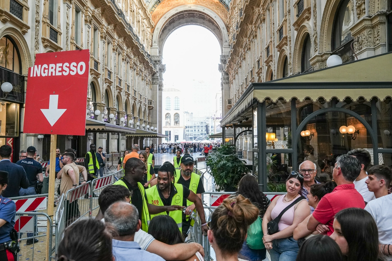 L'accesso dalla Galleria Vittorio Emanuele