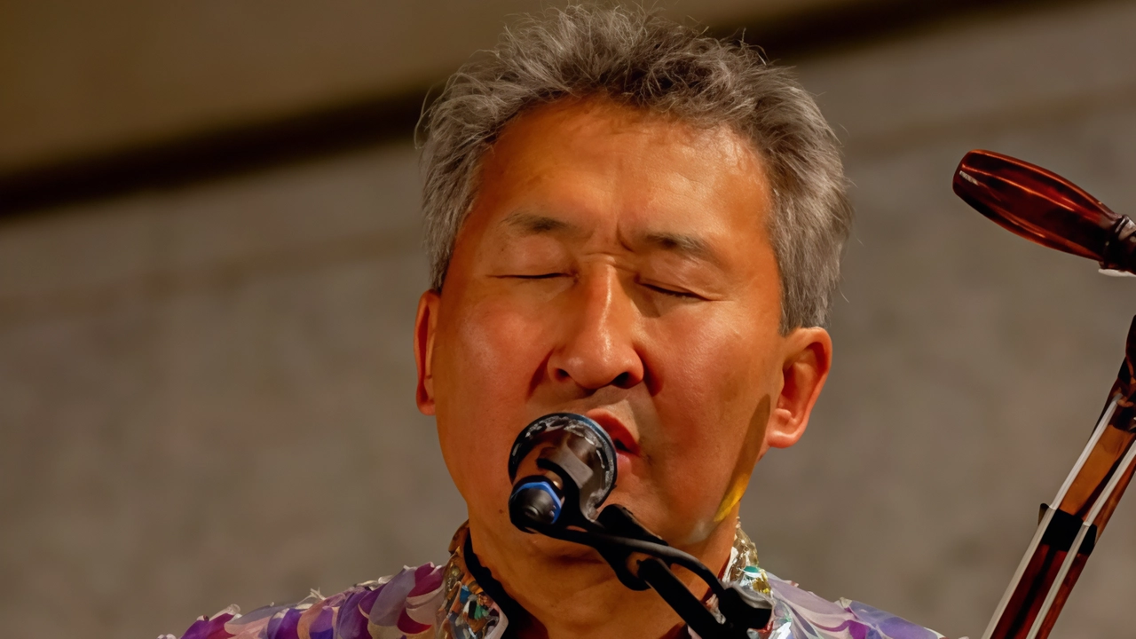 Il cantante e musicista della Mongolia Dandarvaanchig Enkhjargal dei Violons Barbares Il cantante e musicista della Mongolia Dandarvaanchig Enkhjargal dei Violons Barbares