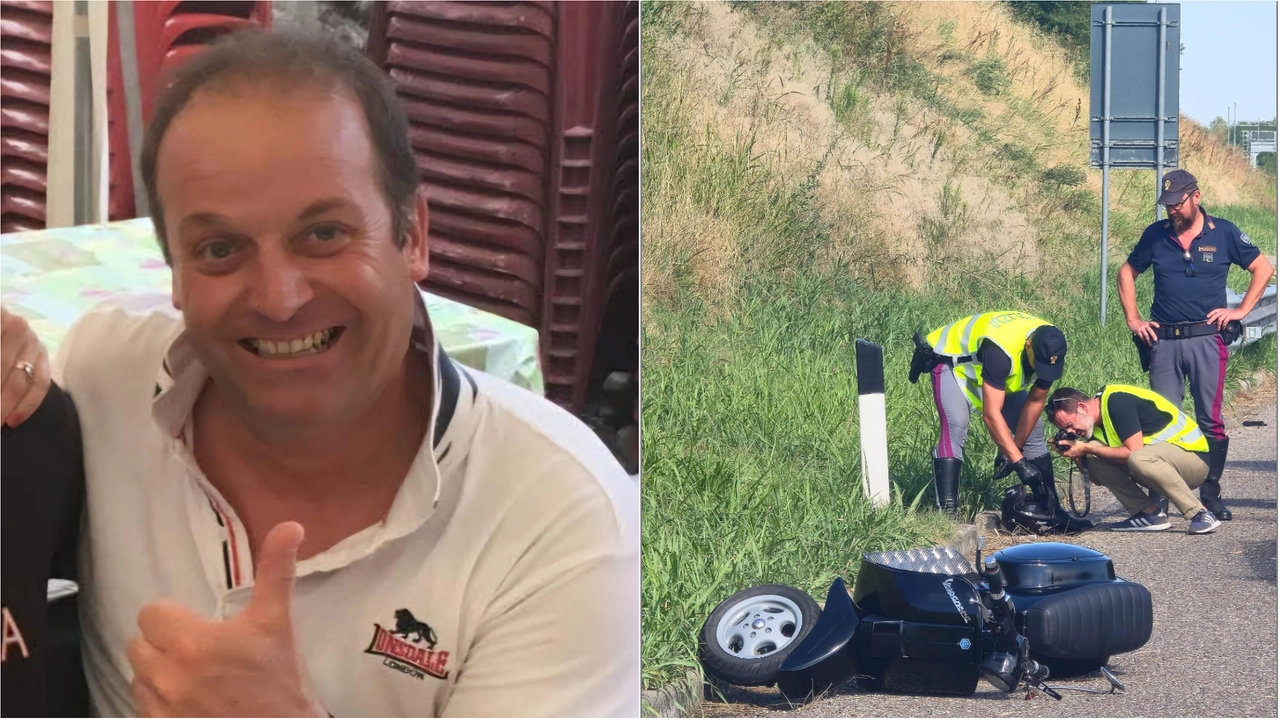 L'immagine dell'incidente con lo scooter costato la vita a Fabio Tonelli, 60 anni L'immagine dell'incidente con lo scooter costato la vita a Fabio Tonelli, 60 anni