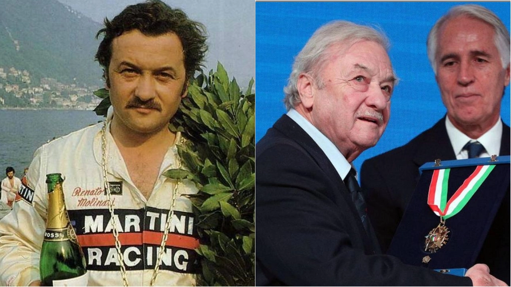 Renato Molinari e a destra premiato con il Collare d'Oro al Merito Sportivo da Giovanni Malagò Renato Molinari e a destra premiato con il Collare d'Oro al Merito Sportivo da Giovanni Malagò