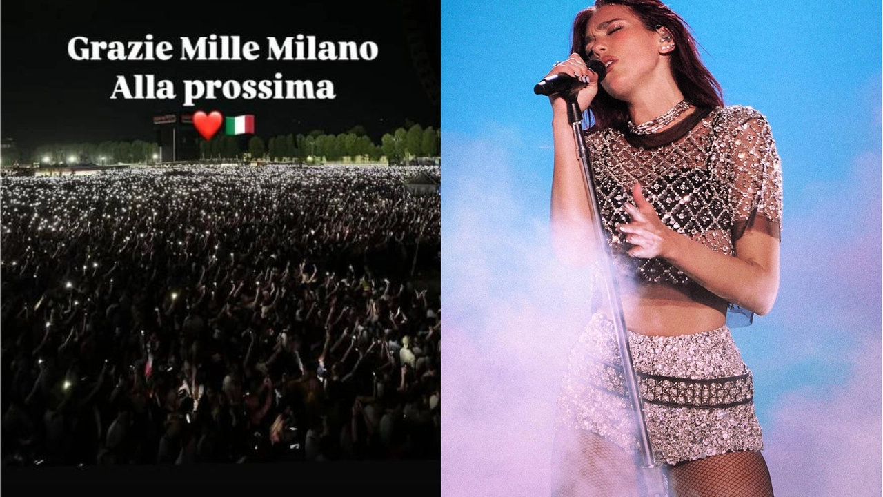 Milano "stregata" da Dua Lipa Milano "stregata" da Dua Lipa