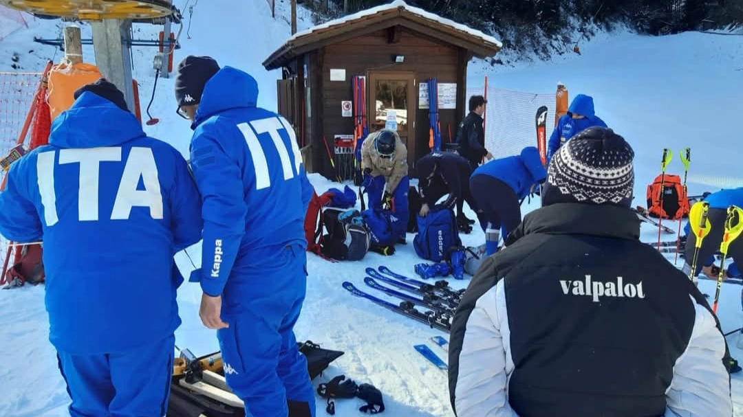 Sull’unica pista della Val Palot si sono allenati gli Azzurri ma anche le Nazionali di mezzo mondo