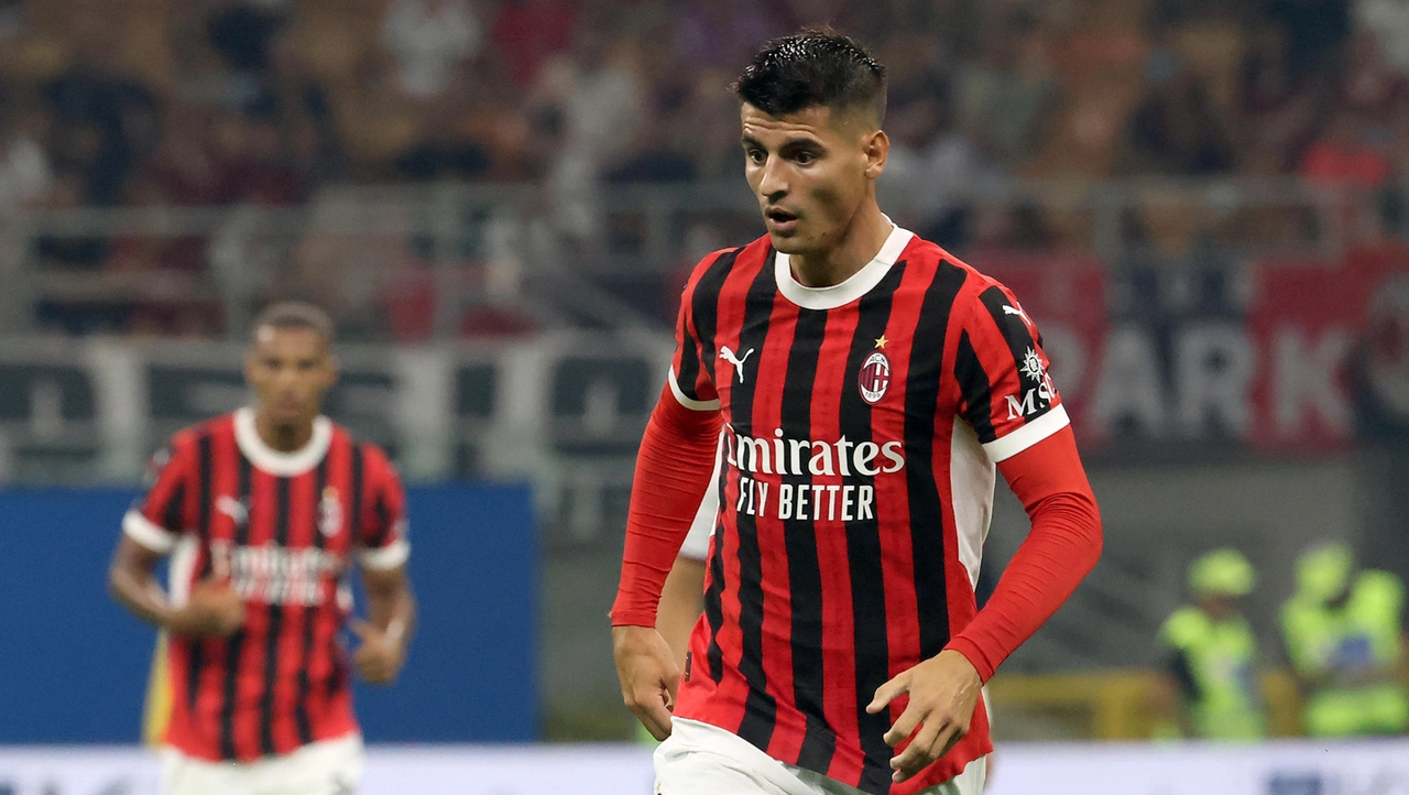 Alvaro Morata: per lui un gol in una presenza con la maglia rossonera (Ansa) Alvaro Morata: per lui un gol in una presenza con la maglia rossonera (Ansa)