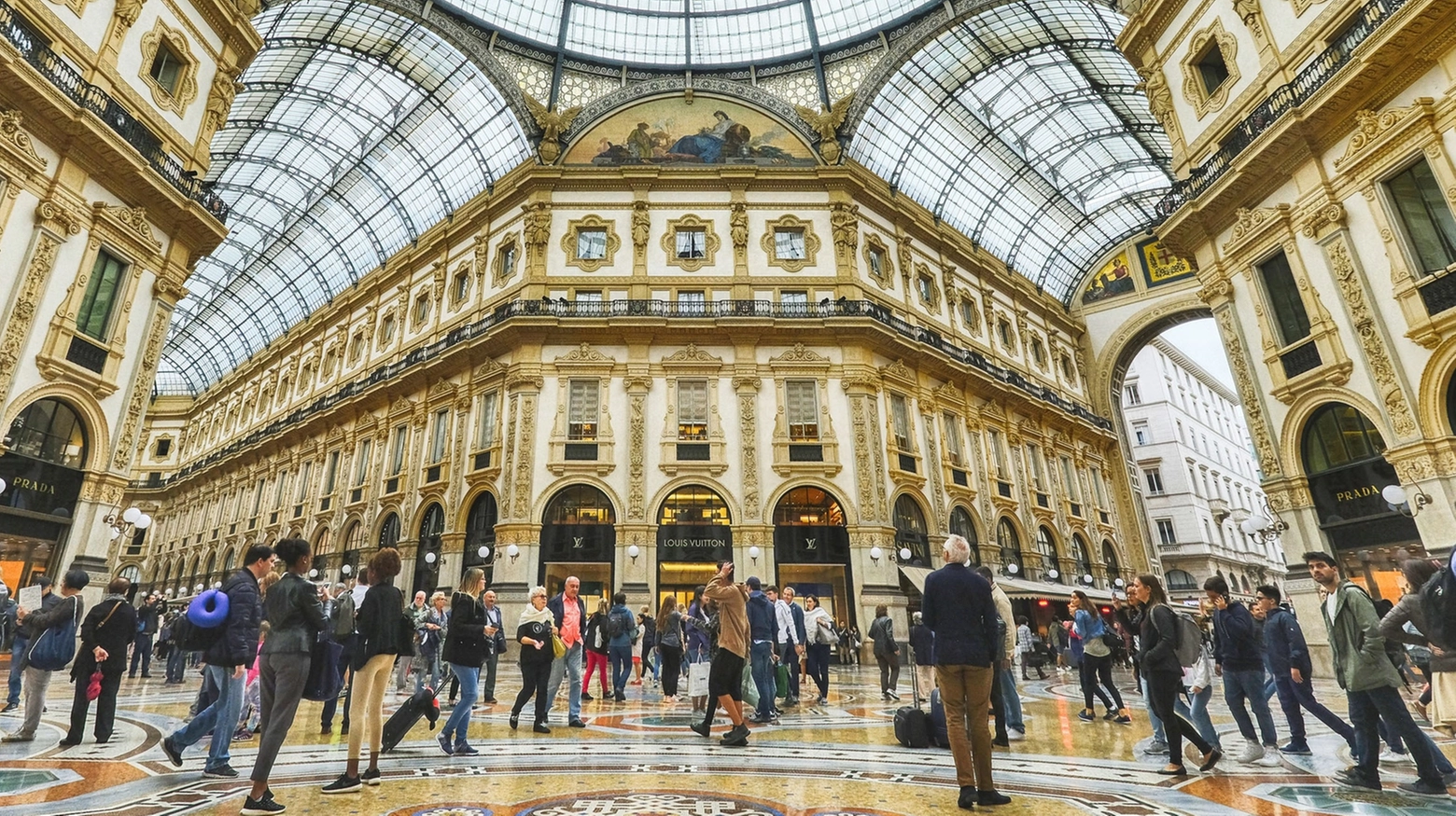 L'ottagono della Galleria Vittorio Emanuele