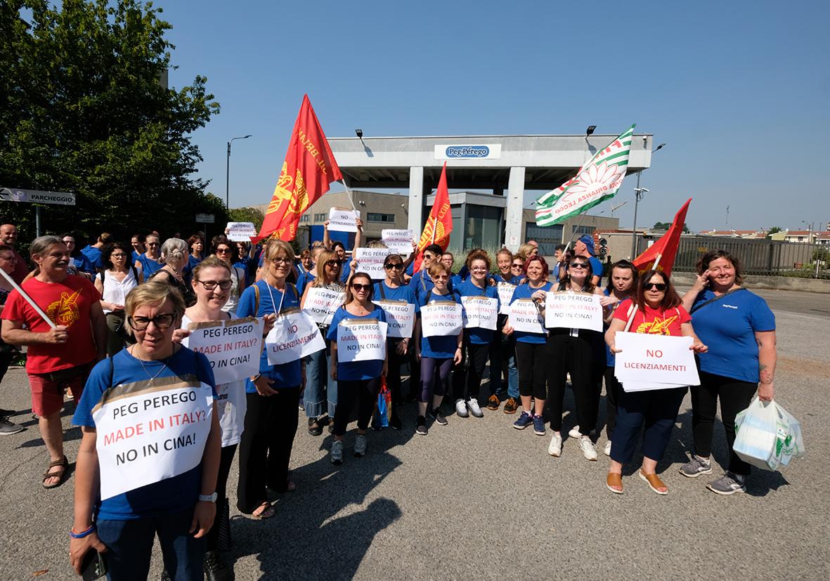 La crisi della Peg Perego: “Pagano solo i dipendenti” La crisi della Peg Perego: “Pagano solo i dipendenti”