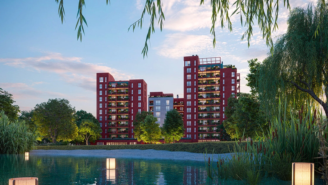 Il progetto "Lac" nel quartiere Baggio a Milano, a ridosso del Parco delle Cave Il progetto "Lac" nel quartiere Baggio a Milano, a ridosso del Parco delle Cave