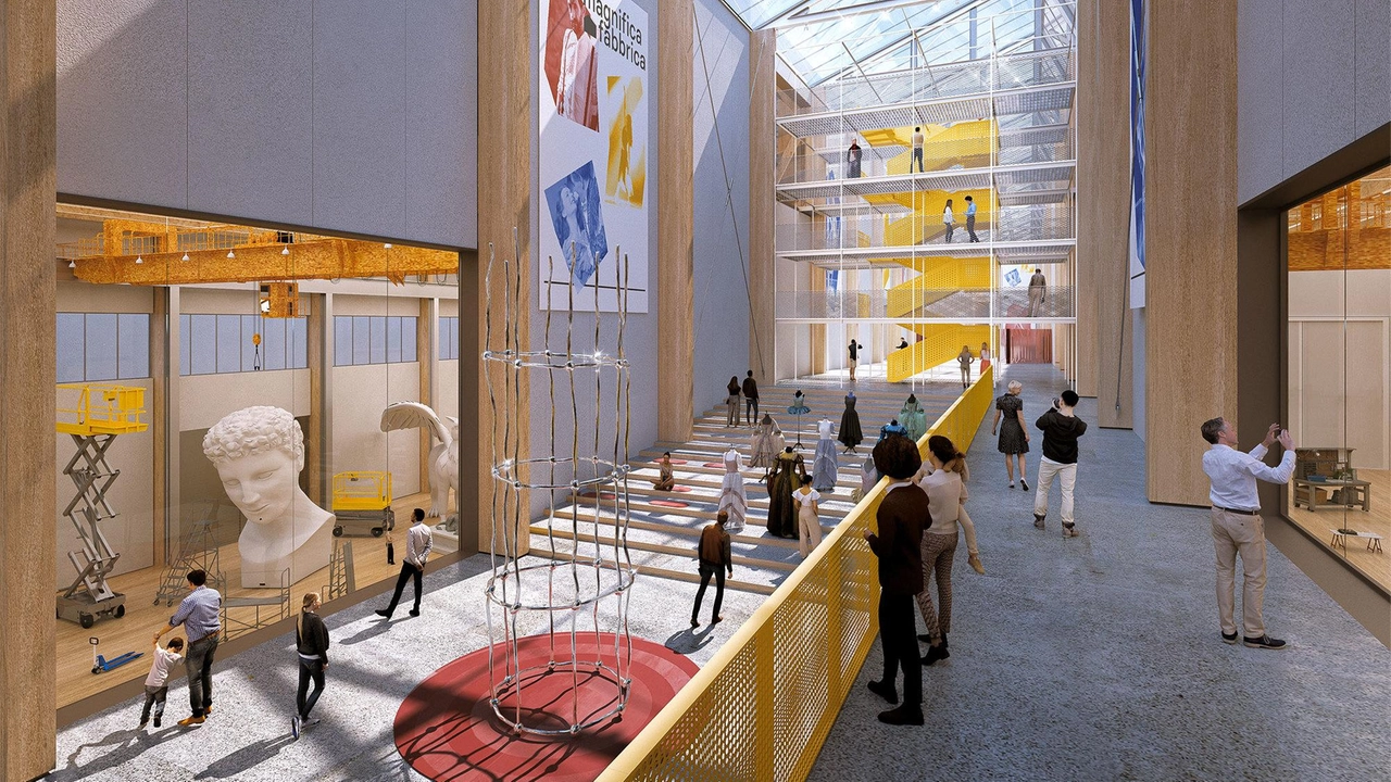 Un rendering del progetto della Magnifica Fabbrica della Scala che verrà realizzato al quartiere Rubattino Un rendering del progetto della Magnifica Fabbrica della Scala che verrà realizzato al quartiere Rubattino