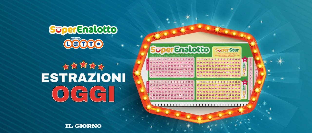 SuperEnalotto oggi 26 agosto 2025: estrazione e numeri di Lotto e 10eLotto