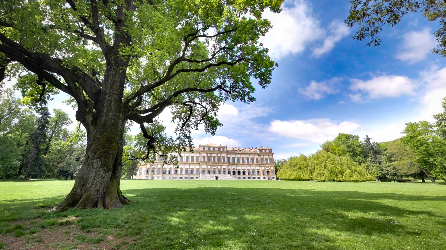 I giardini di Villa Reale a Monza