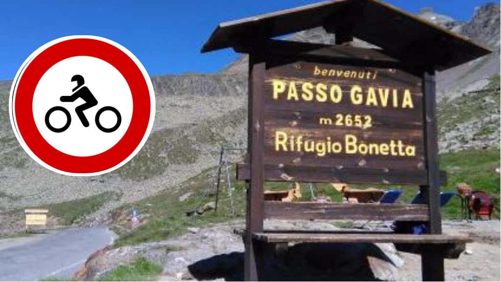 Da maggio a settembre, ecco le date e i passi dove sarà vietata la circolazione alle moto