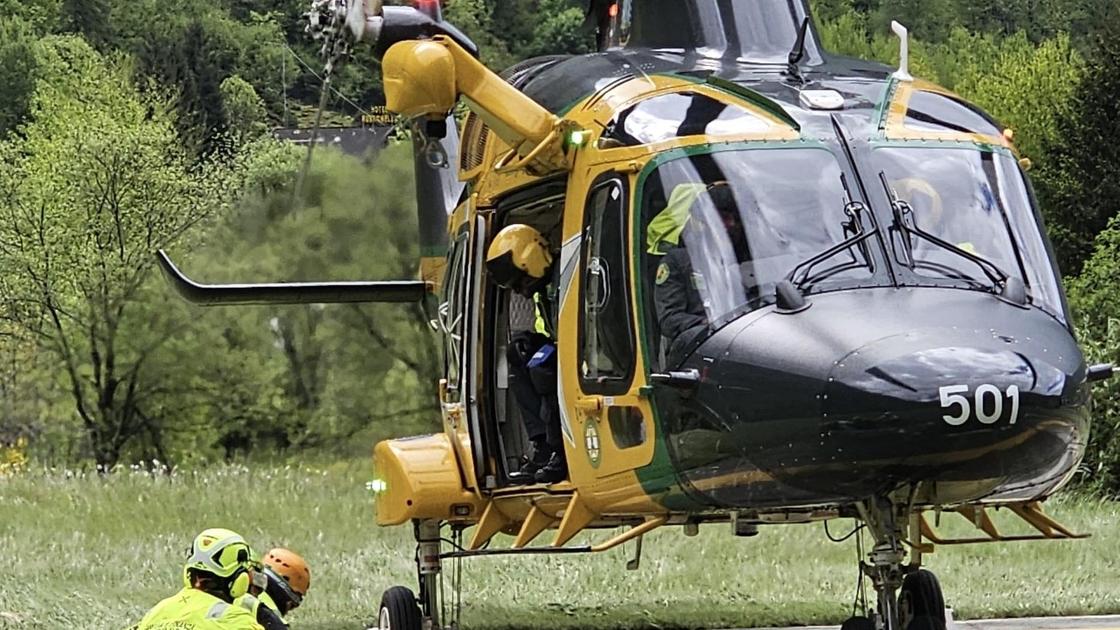 Soccorso in elicottero, il Sagf si esercita Soccorso in elicottero, il Sagf si esercita
