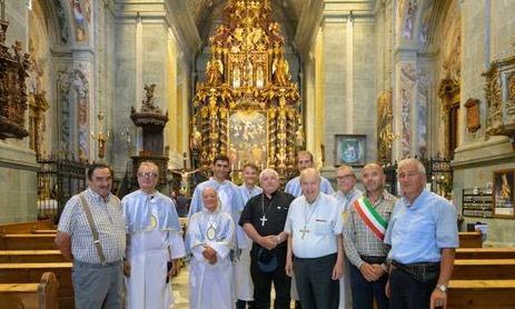 Evento storico: tre cardinali al santuario