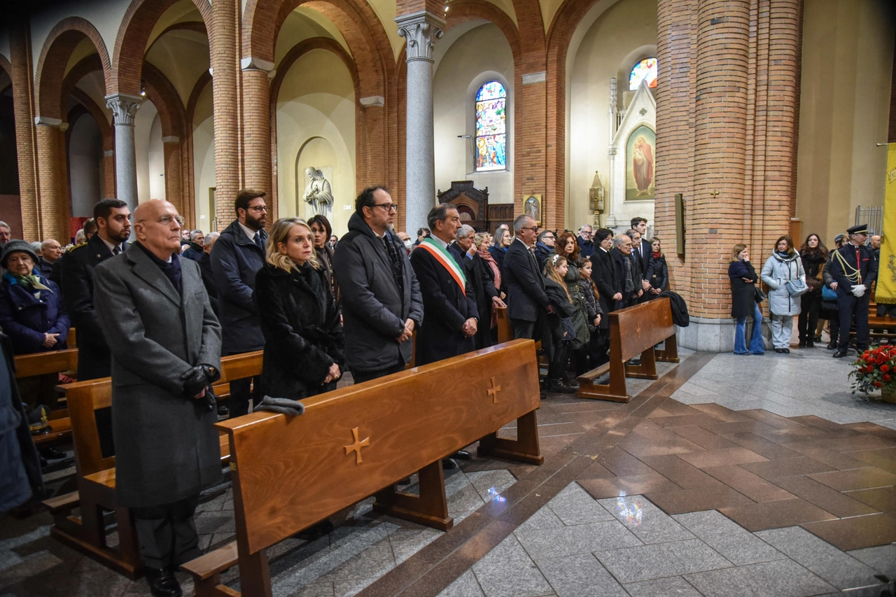I funerali di Paolo Pillitteri nella chiesa di Santa Maria del Suffragio