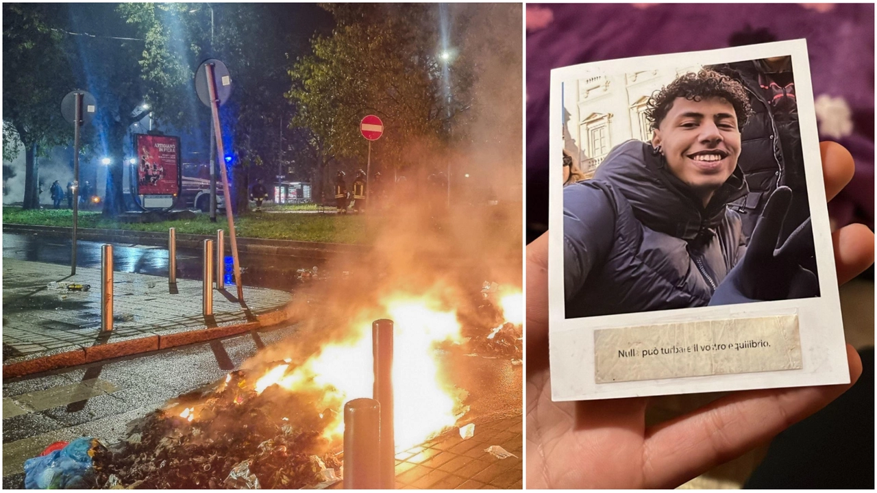 Ramy Elgaml nella foto stampata dalla famiglia con la scritta: “Nulla può turbare il vostro equilibrio” Ramy Elgaml nella foto stampata dalla famiglia con la scritta: “Nulla può turbare il vostro equilibrio”