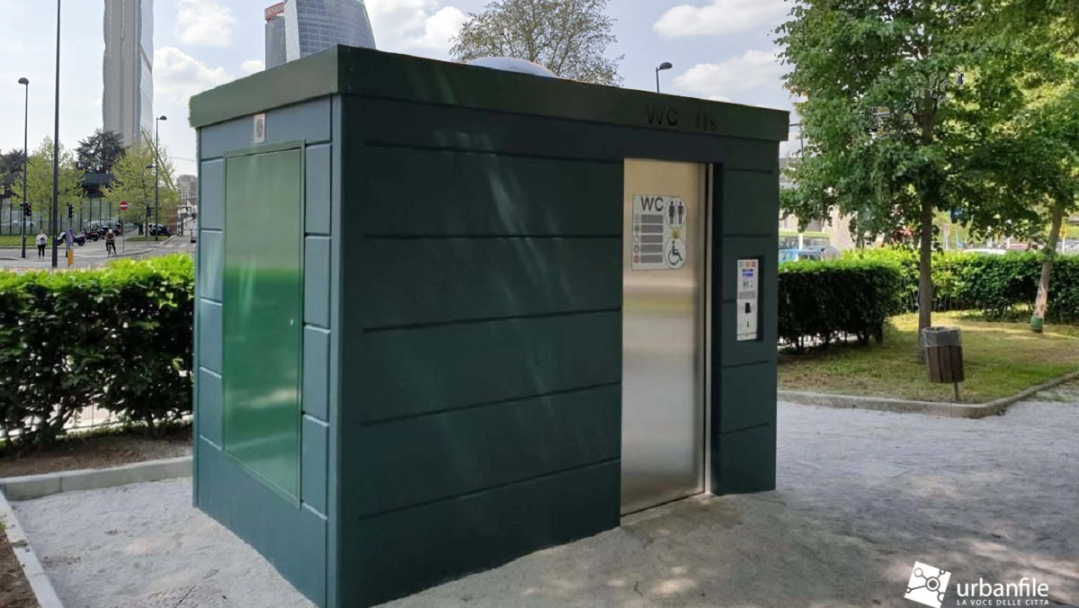 Uno dei bagni pubblici progettati dalla società che ha proposto il piano al Comune Uno dei bagni pubblici progettati dalla società che ha proposto il piano al Comune