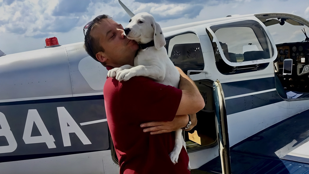 Veterano eroe salva 1.500 cani dall'eutanasia con aereo personale. Missione di vita trasformata dalla passione per gli animali in difficoltà. Veterano eroe salva 1.500 cani dall'eutanasia con aereo personale. Missione di vita trasformata dalla passione per gli animali in difficoltà.