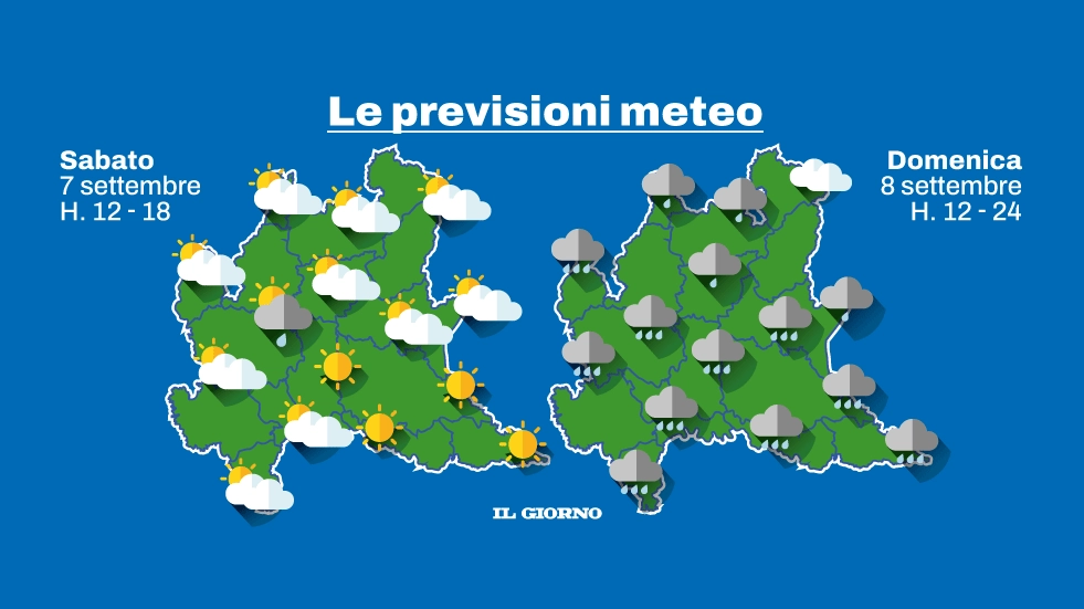 Le previsioni meteo per i prossimi giorni Le previsioni meteo per i prossimi giorni