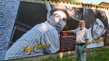 I paisà che divennero stelle del baseball: Cuggiono li onora con un murale