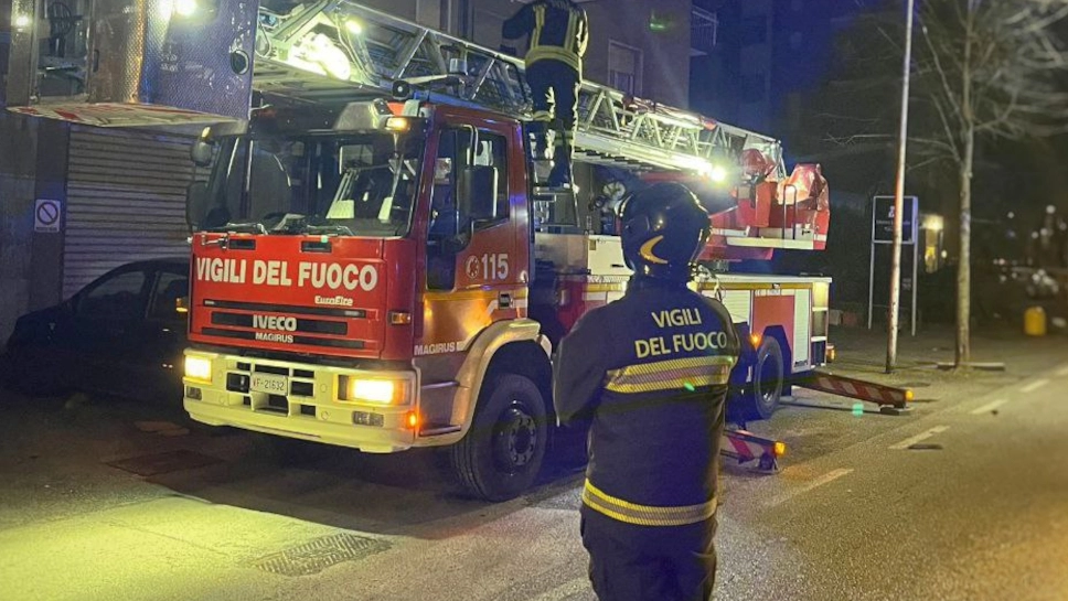 I vigili del fuoco a Dervio I vigili del fuoco a Dervio