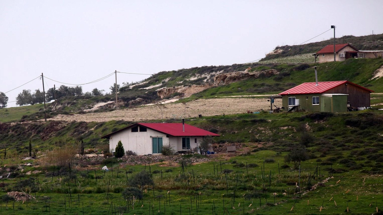 Vicino all'avamposto illegale di Havat Gilad Vicino all'avamposto illegale di Havat Gilad