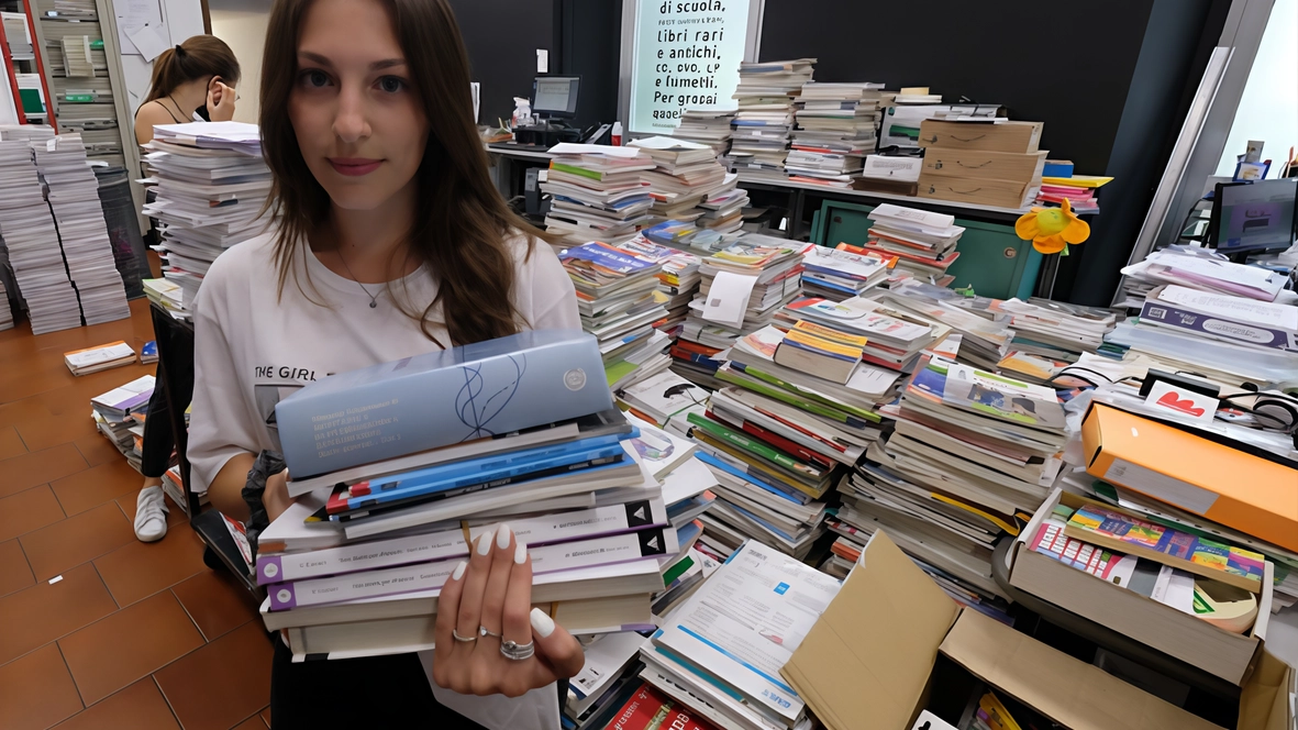 Sempre più famiglie si rivolgono al mercato dell’usato Anche per attrezzare un “remigino“ per la prima elementare si superano i 100 euro tra zaino diario e astuccio multiscomparto