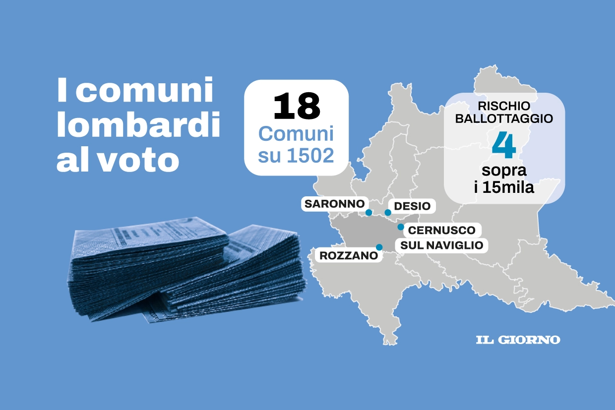 Elezioni comunali in Lombardia 2025, 18 Comuni al voto