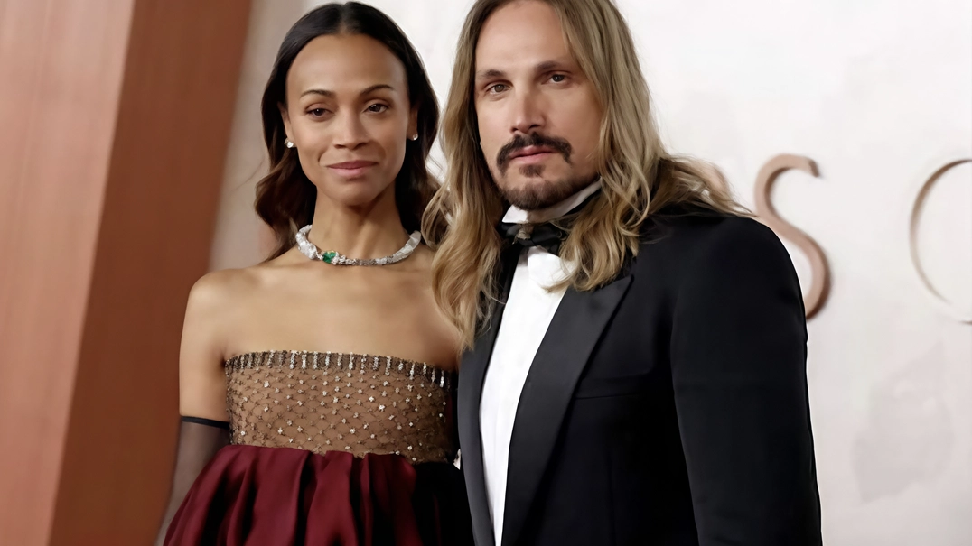 L’attrice premio Oscar Zoe Saldana e l’artista brianzolo Marco Perego L’attrice premio Oscar Zoe Saldana e l’artista brianzolo Marco Perego