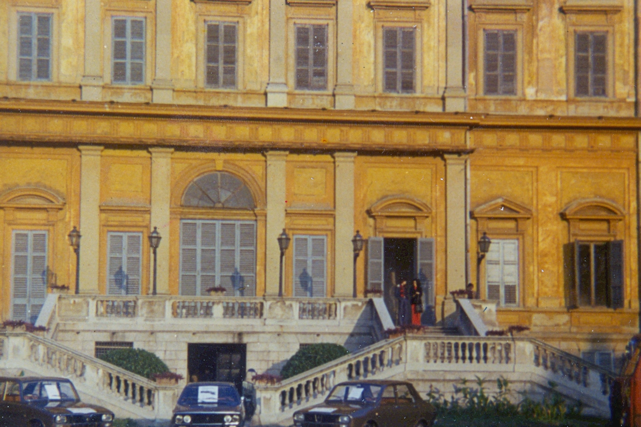Esposizione Renault Messa in Villa Reale nel 1973