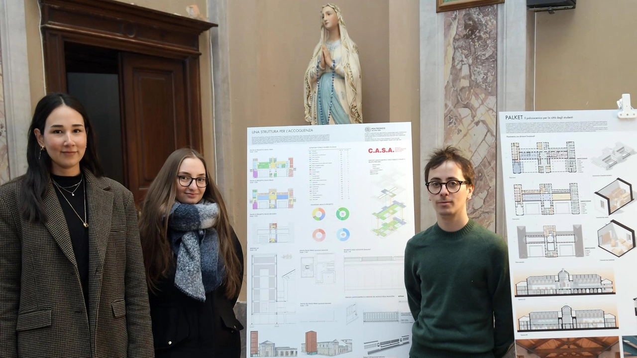 Sono stati esposti nella cappella dell’antico “ospitale” del Moraglia gli elaborati realizzati a gruppi da una quarantina di studenti del Politecnico di Milano Sono stati esposti nella cappella dell’antico “ospitale” del Moraglia gli elaborati realizzati a gruppi da una quarantina di studenti del Politecnico di Milano