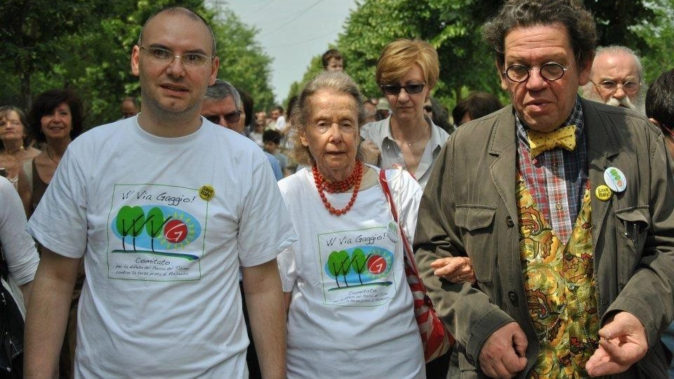 La camminata organizzata nel maggio del 2012 a cui parteciparono Walter Girardi, Philippe Daverio e e Giulia Maria Crespi