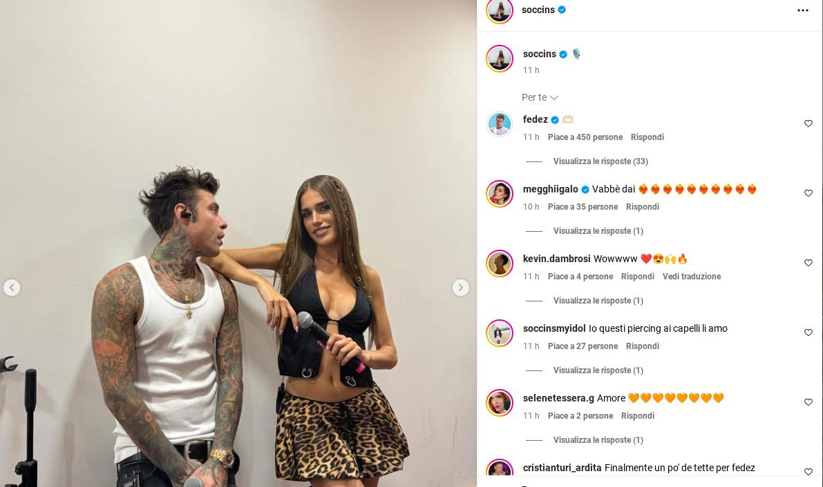“Fedez e Clara Soccini stanno insieme?”: sui social impazza il gossip