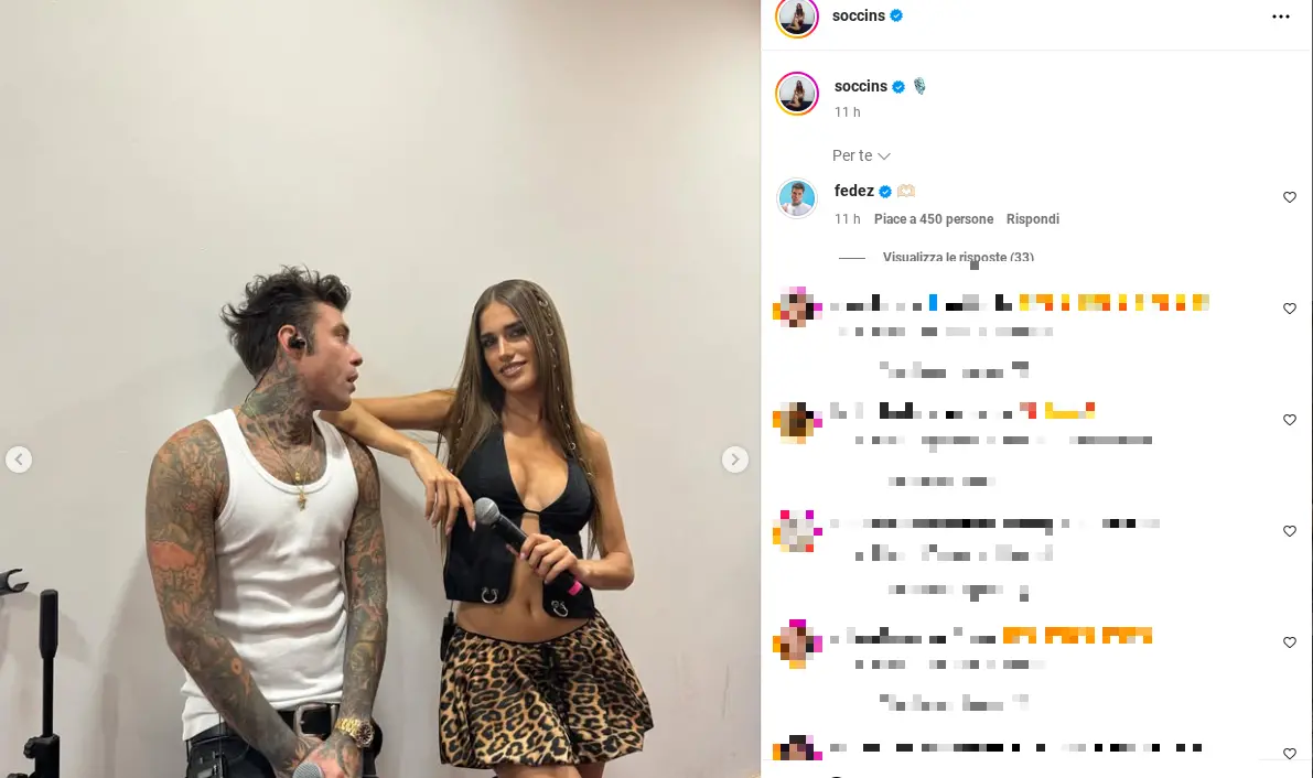 Fedez e Clara Soccini stanno insieme? Gli indizi (mai smentiti): dalla diretta del Rosso ai cuoricini social