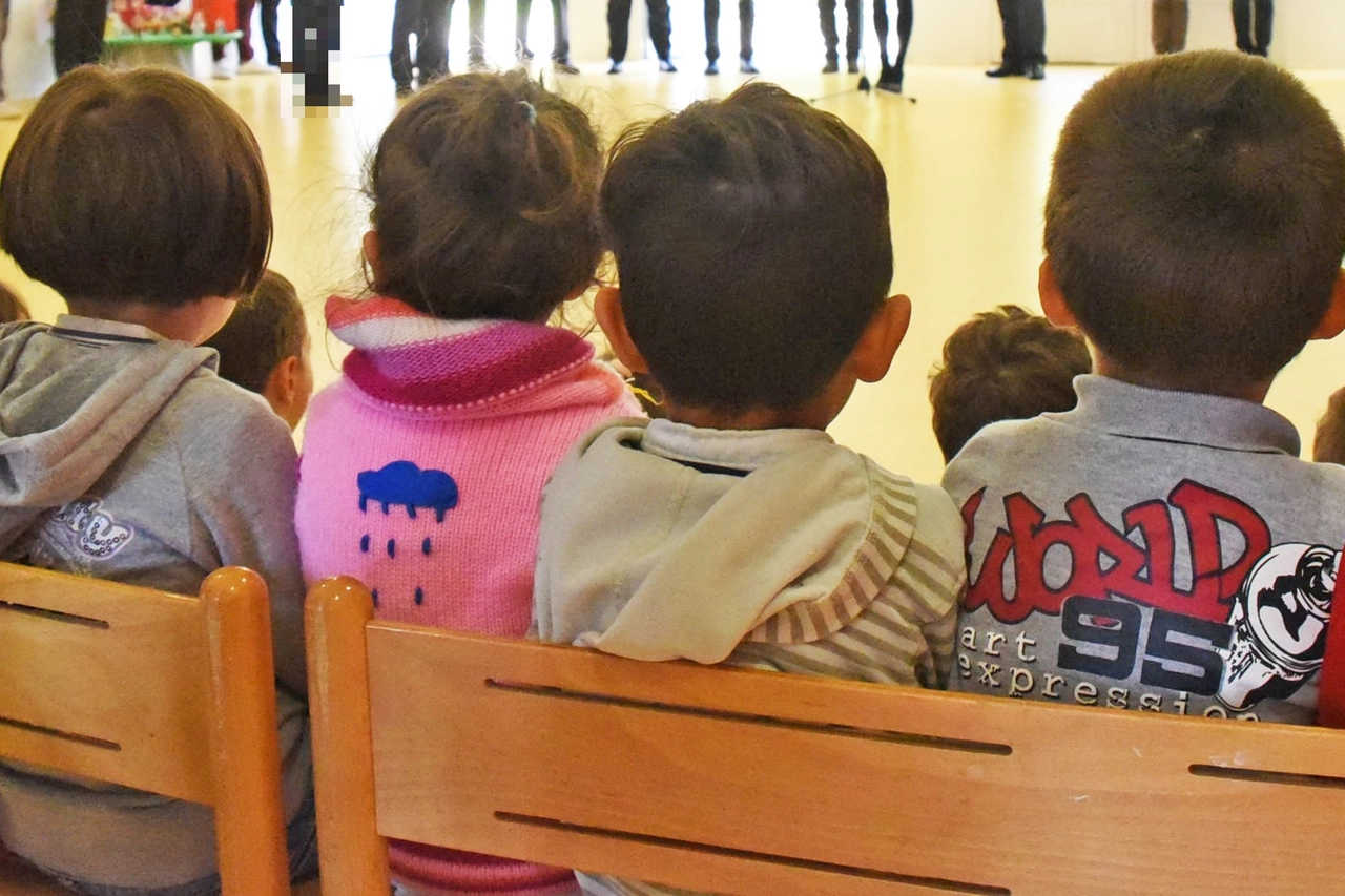 Bimbi dell'asilo nido (Archivio)