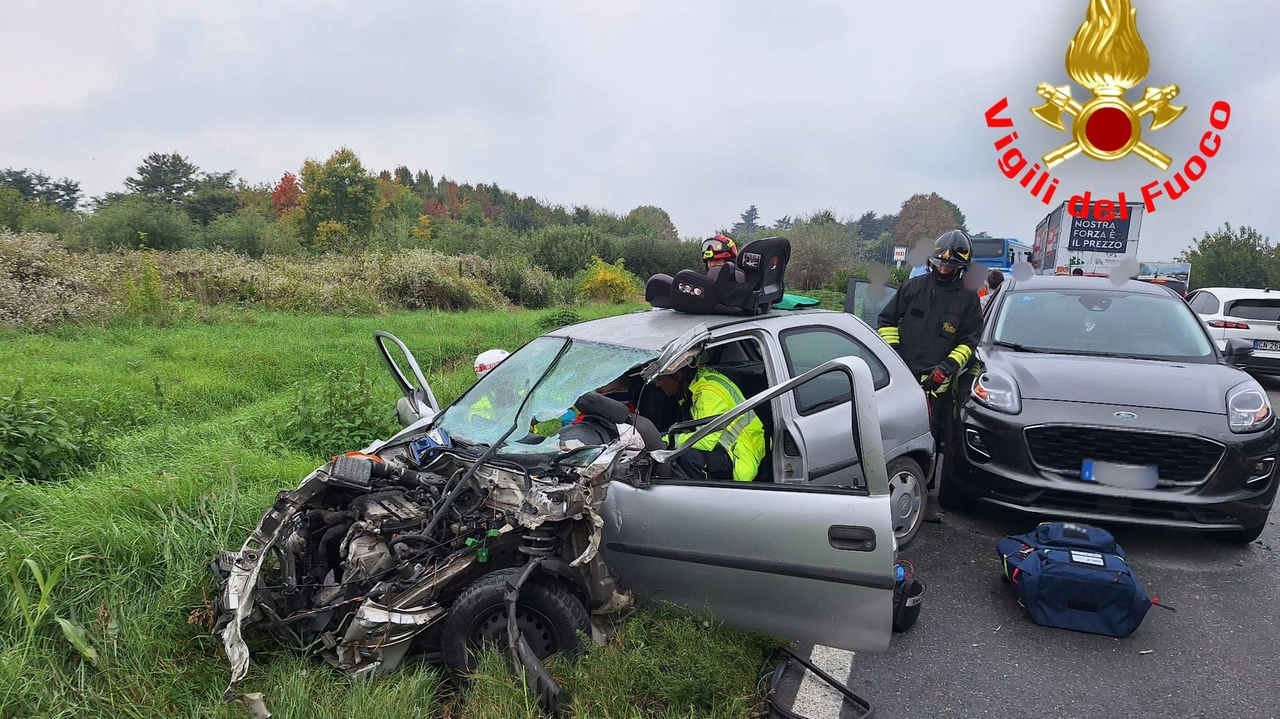 L'incidente ha coinvolto quattro persone L'incidente ha coinvolto quattro persone