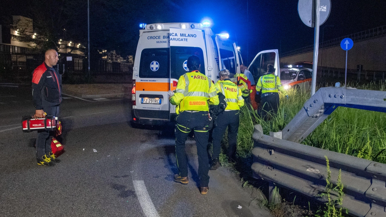 Personale si soccorso nel luogo dello schianto a Cernusco (Ansa/Andrea Canali) Personale si soccorso nel luogo dello schianto a Cernusco (Ansa/Andrea Canali)