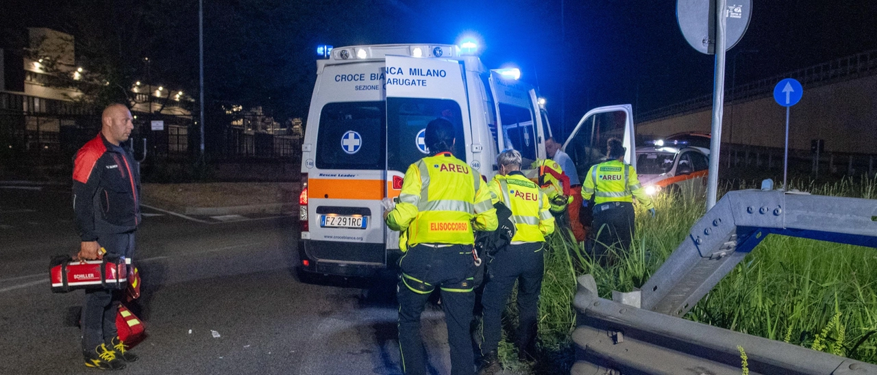 Grave incidente nella notte a Cernusco: motociclista di 49 anni in condizioni critiche
