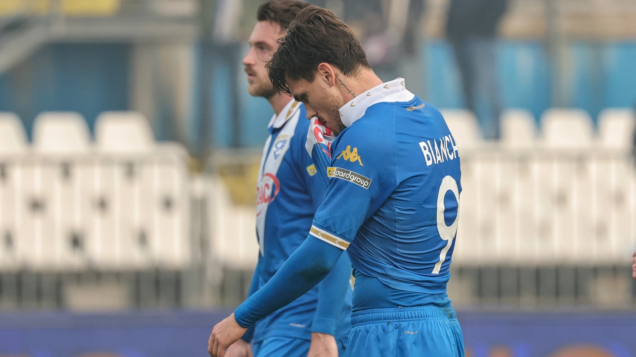 Delusione bresciana a fine partita Delusione bresciana a fine partita