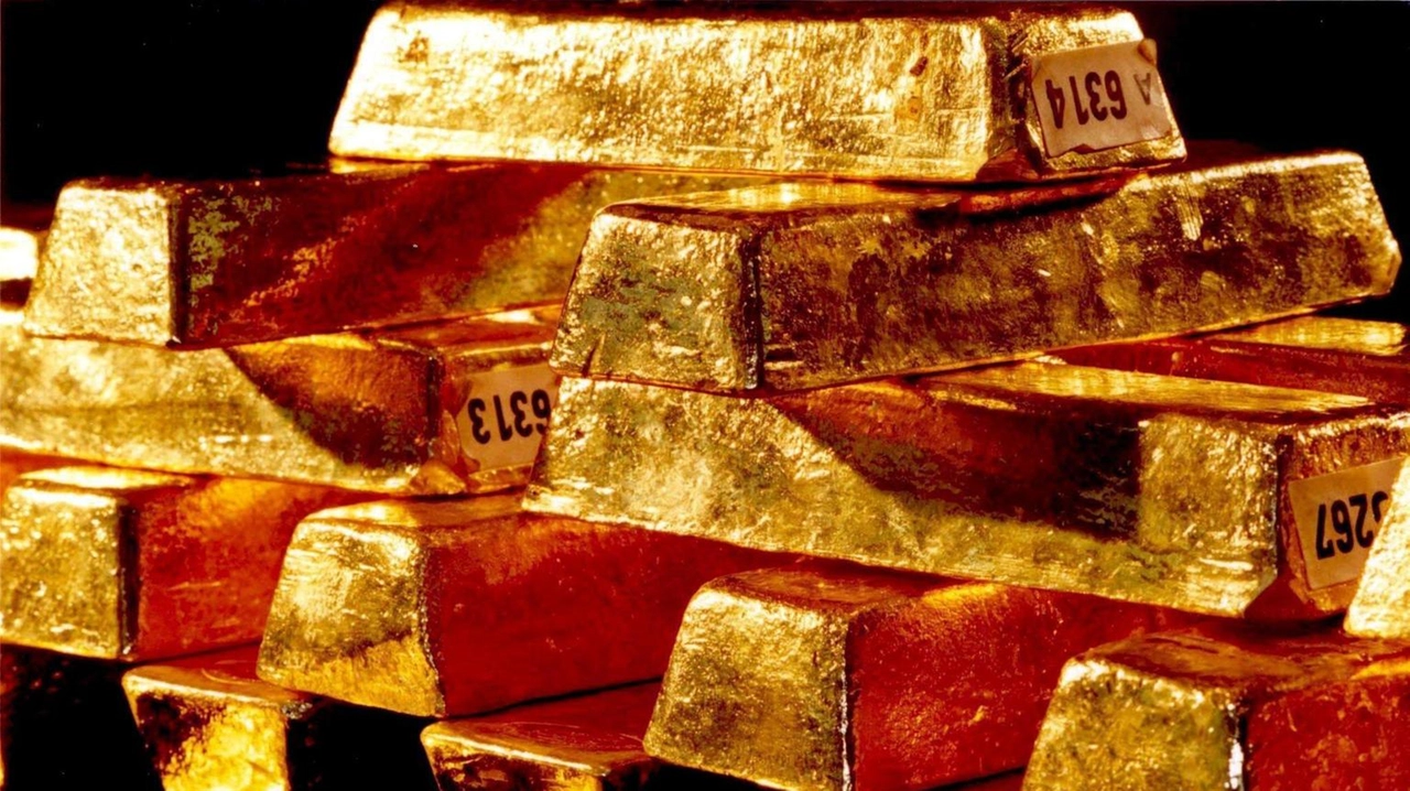 Alcuni lingotti d'oro Alcuni lingotti d'oro