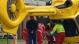 L'operaio è stato trasportato in elisoccorso agli Spedali di Brescia L'operaio è stato trasportato in elisoccorso agli Spedali di Brescia