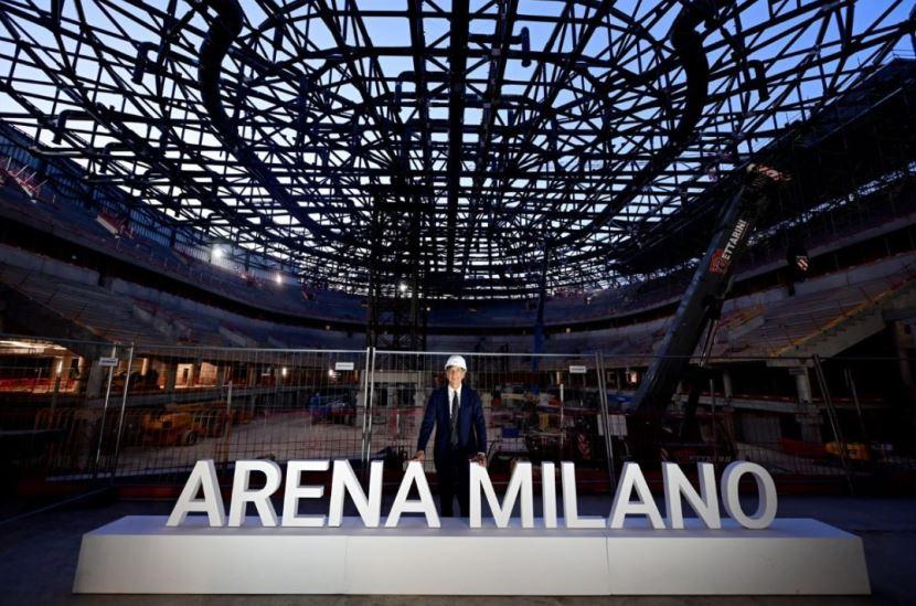 Acceso il primo anello led dell’Arena Santa Giulia Milano: sarà la facciata mediatica più grande d’Europa