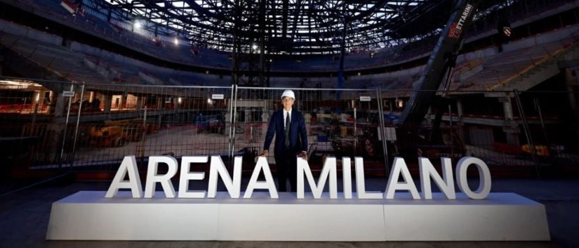 Acceso il primo anello led dell’Arena Santa Giulia Milano: sarà la facciata mediatica più grande d’Europa