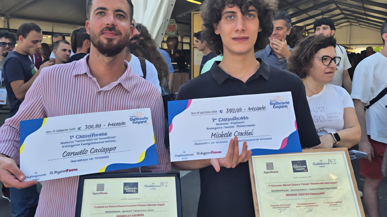 Da sinistra, Carmelo Cacioppo e Michele Contini