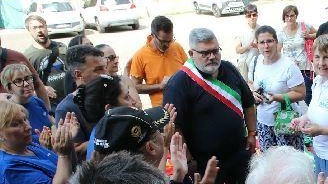 Il corteo e l’incontro col sindaco