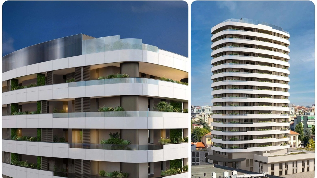 La nuova Torre Seta in via Antonini La nuova Torre Seta in via Antonini