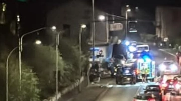 Abbadia Lariana, incidente sulla Provinciale 72: tre feriti gravi, due sono minorenni